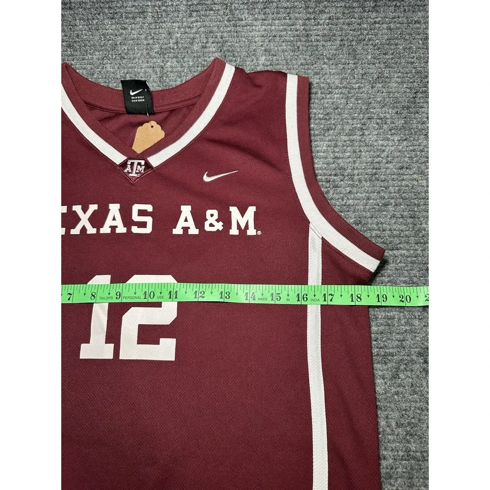 Vintage Y2K‎ Nike Texas A&M Basketball Jersey Size Medium Collegiate